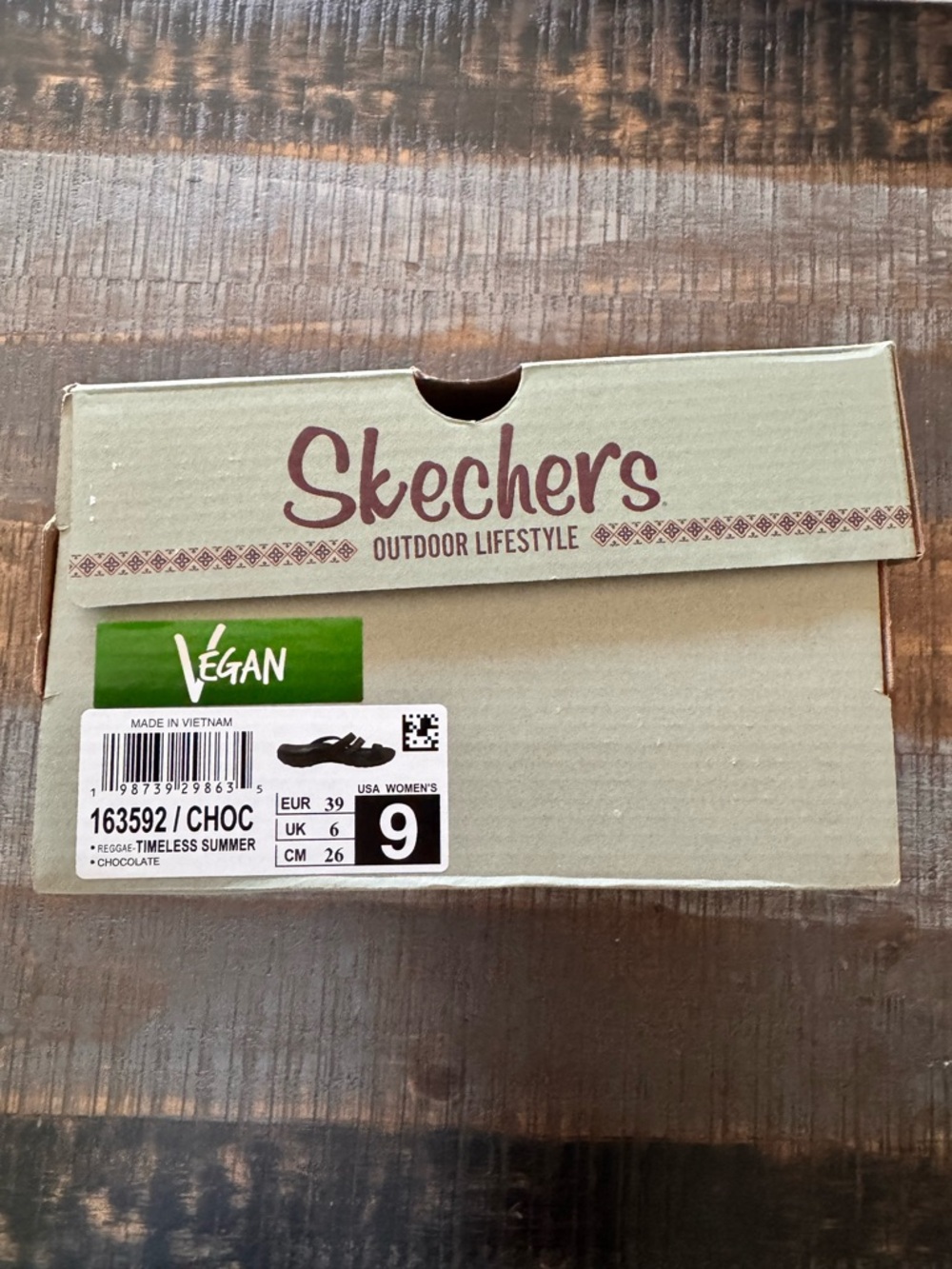 NWT Skechers Women's Reggae - Timeless Summer Brown Size 9 - Picture 10 of 13